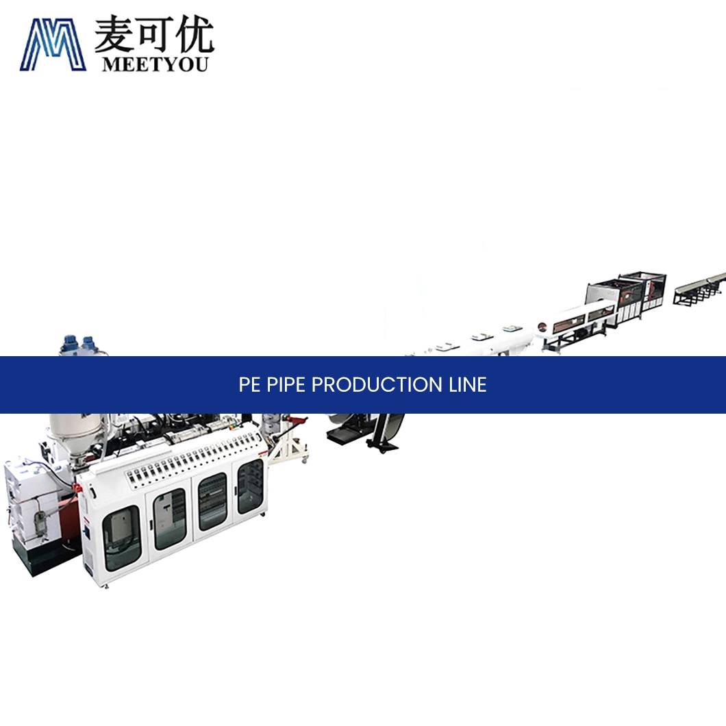 MeetYou Maschinen HDPE Rohr, das Maschine ODM kundenspezifischen PE Kunststoff herstellt Profil Extrusionslinie Fabrik China Hochproduktivitäts-Extruder-Rohr HDPE