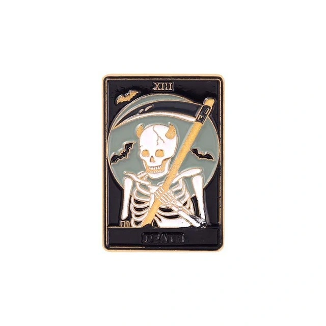Wholesale/Supplier Creative personalizado estilo punk pasadores insignias de la serie de la tarjeta de Tarot