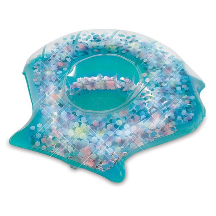 Inflable brillante Sparkles Seashell Shape Beba Holder