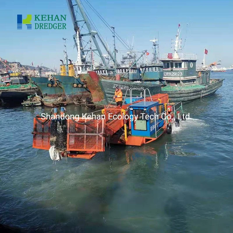 Floating Garbage Collecting Boat Trash Plastic Wastes Removal Machine