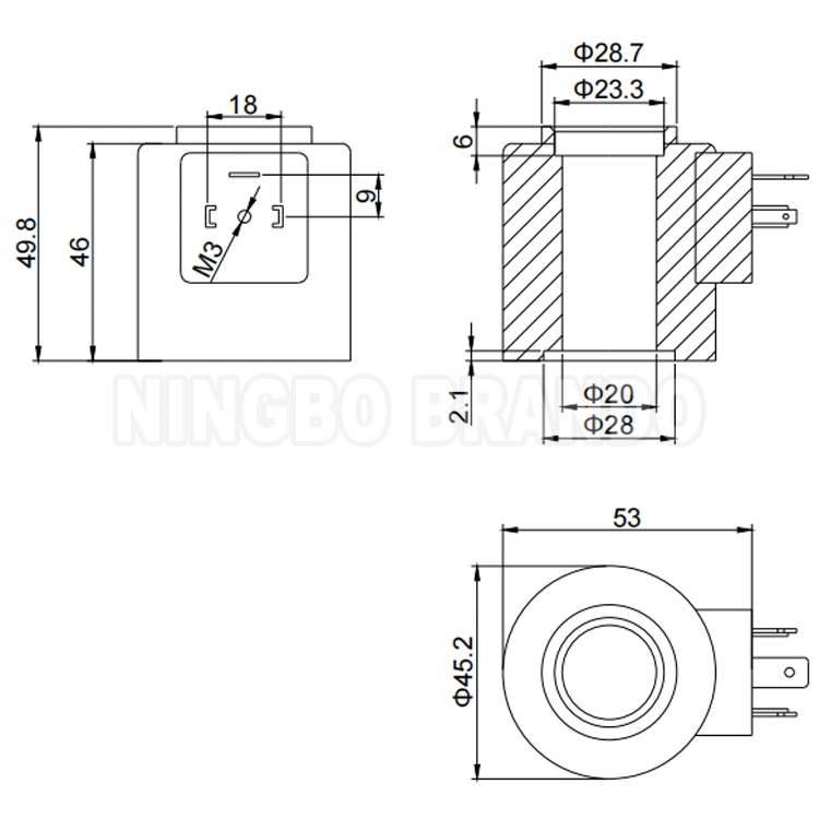 Hydraulic Solenoid Valve Coil 2A-D2 2A-C1/C3 2A-C2/C4 DC24V AC110V AC220V