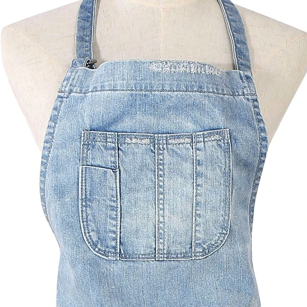 New Designer Cotton Washed Denim Workwear Apron Work Clothes (RS-170304)