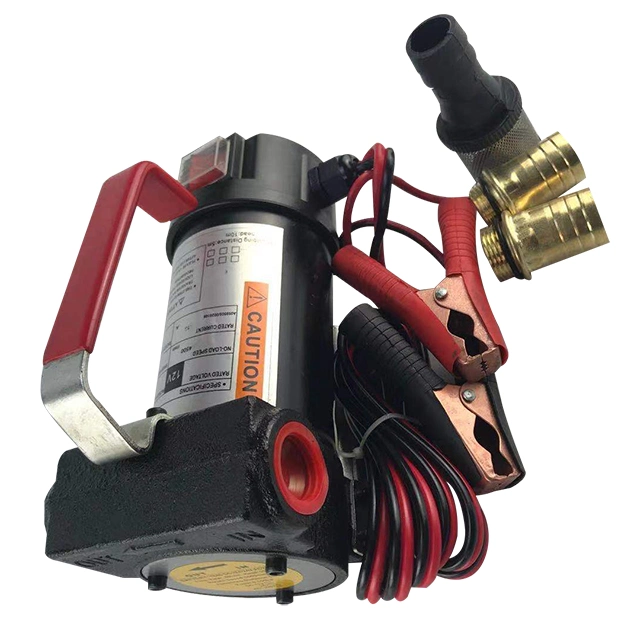 Portable Electric Fuel Oil Transfer Pump DC 12V/24V with Manual or Auto Nozzle Dispensing Diesel Kerosene