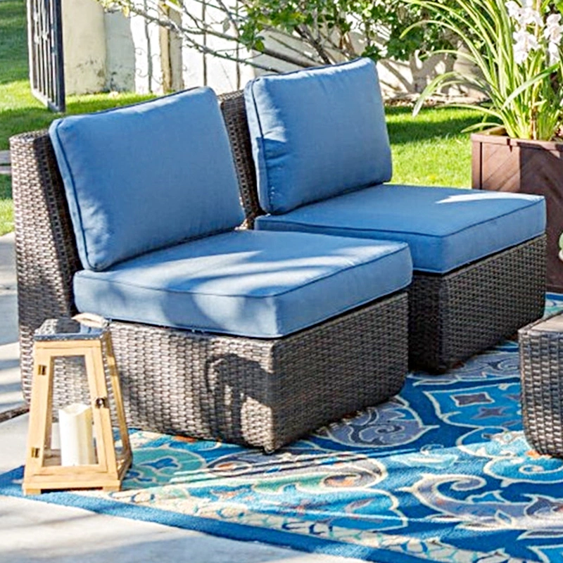 Outdoor Rattan Sofa Sun Room Garden Terrace Furniture Combination