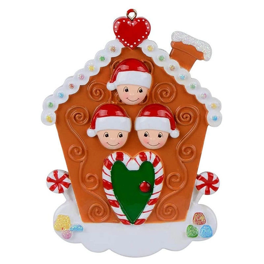 High quality/High cost performance  Christmas Ornaments Christmas Tree Decoration Ornament Resin Coffee Cup Family Deer Hanging Pendant Home Decor