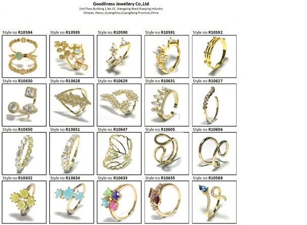 2017 Square Design Fashion Jewelry 925 Sterling Silver Ring (R10640)