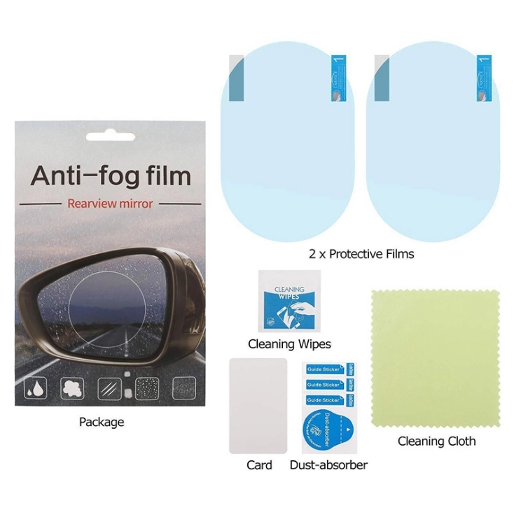 Espejo retrovisor del coche espejo Rainproof Película protectora transparente de protección de la ventana Auto adhesivos Nano Coating Rainproof anti niebla