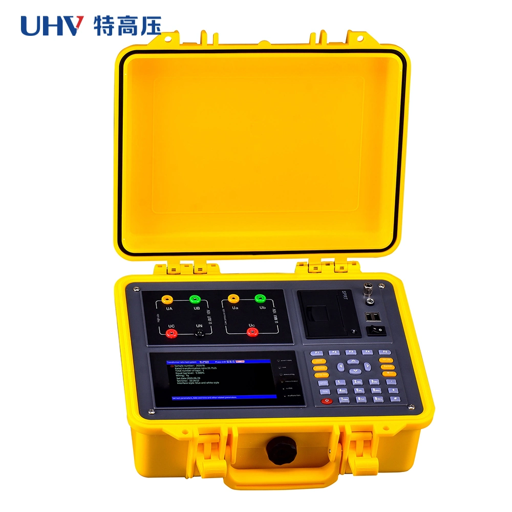 Htbc-V Huatian Electric Automatic Three Phase TTR Transformer Turn Ratio Meter