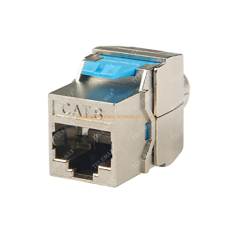 Cat8 Keystone Jack, RJ45 STP FTP Toolless Keystone