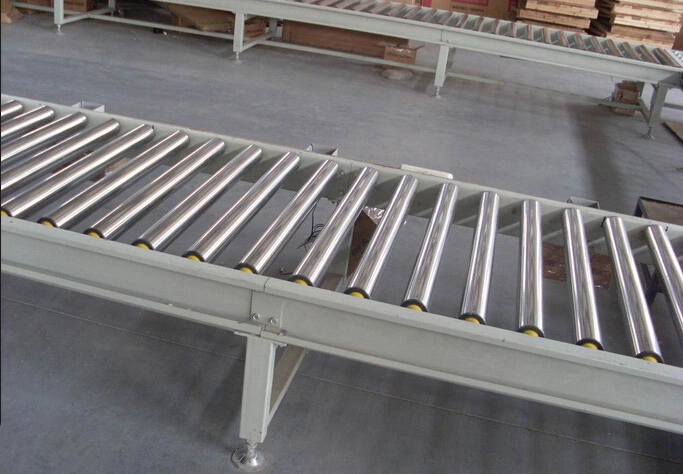 Optional Stainless Steel/Galvanized Steel Material Roller Gravity Conveyor