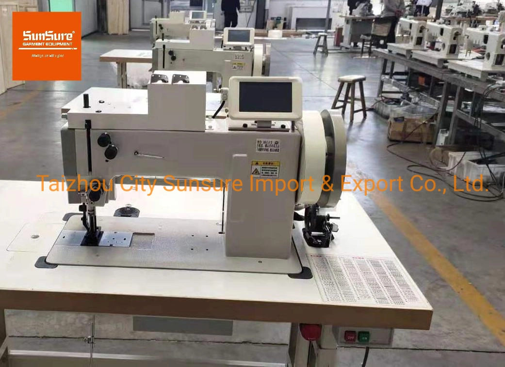 Electronic Pattern Sewing Machine with Single/Double Needle for Heavy Duty Ss-266-102D