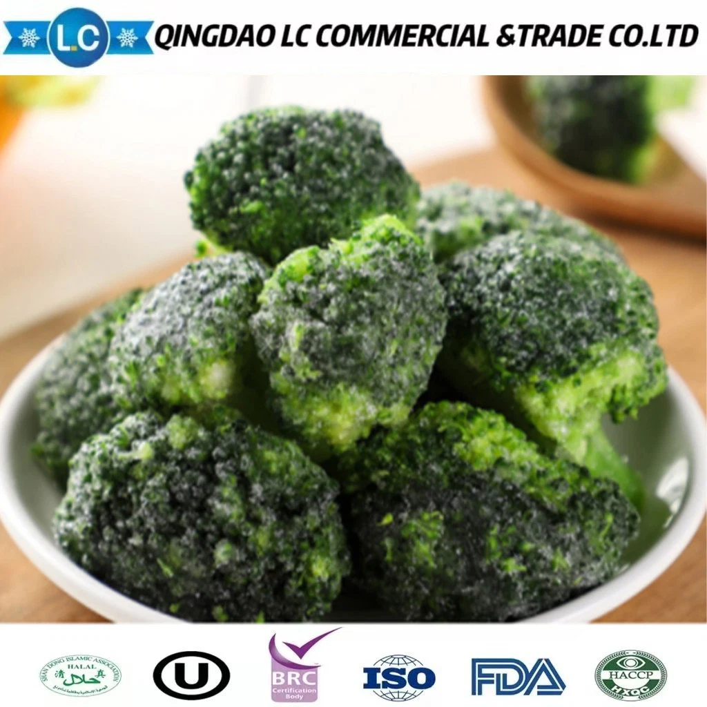 Cheapest Bulk Fresh Frozen Organic Vegetables Specification IQF Broccoli