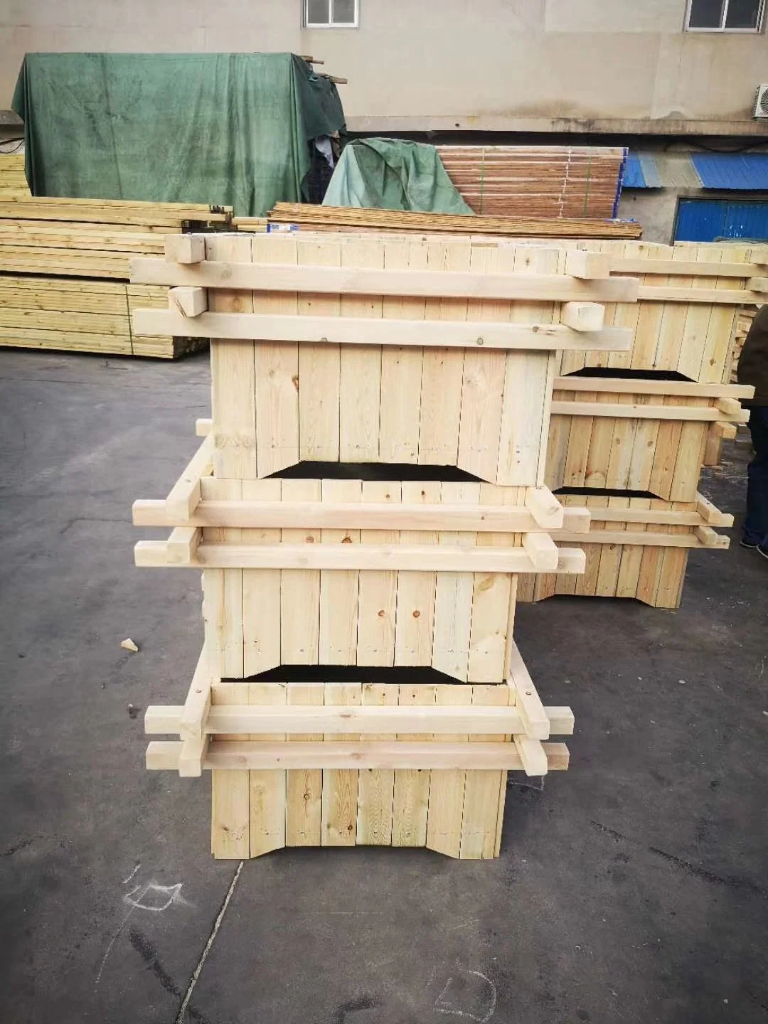 Preservative/Antiseptic/Anticorrosive Wood for Flower Terrace/Flower Bed