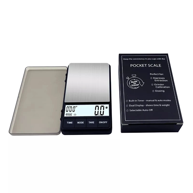 Espresso Scale with Timer 1000g X 0.1g Mini Jewelry Scale and Handy Barista Scale Pocket Scale