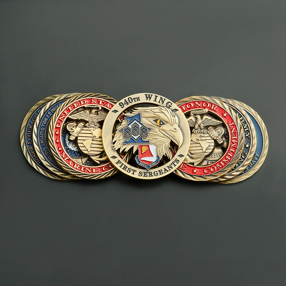 Basic Customization Antique Marine Corps Military Award Navy Coins