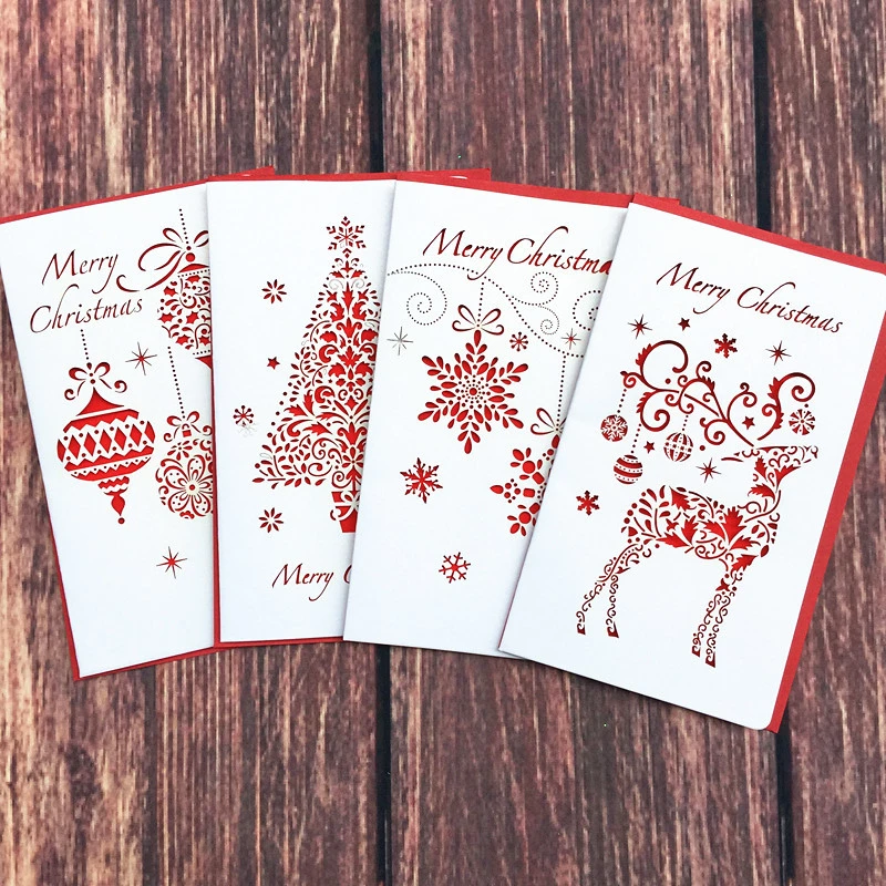 Custom Design Christmas Greeting Card for Promotion