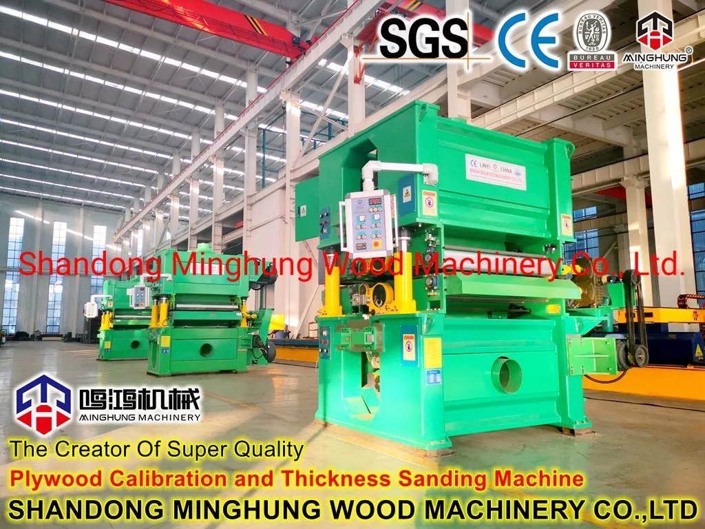 Double Sides Calibrating Machine for Sanding Plywood Thickness