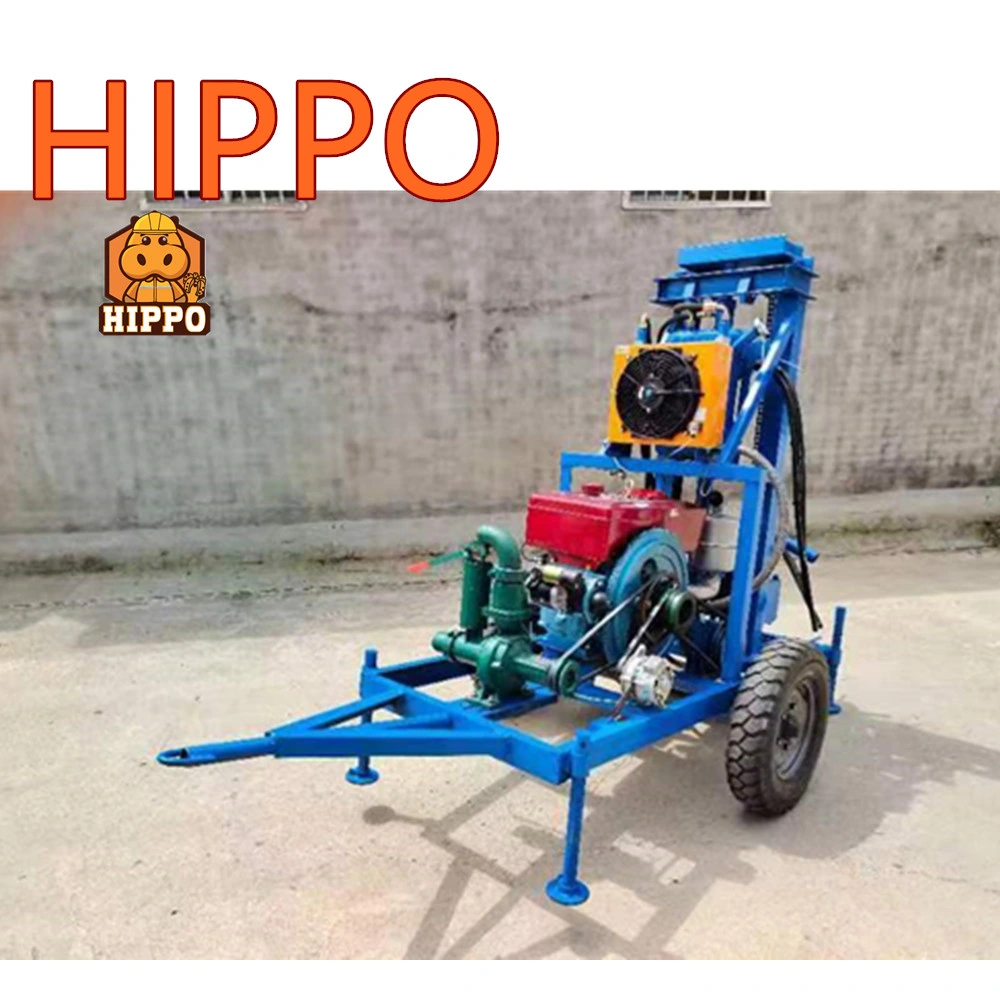 Hydraulic Crawler Type Borehole Water Well Drilling Machine Rig Mine Drilling Rig