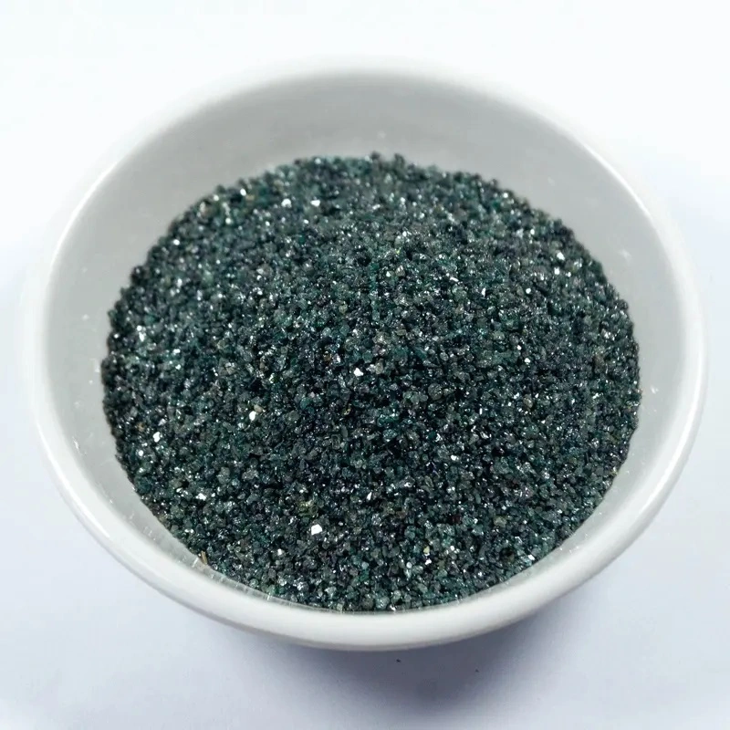 JIS 240# 10000# F280 F1800 Green carboneto de silício Micropowder Partículas de Sic abrasivos de polimento