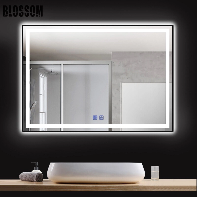 Алюминиевая рама большого размера, туалетный столик в ванной комнате стены со светодиодной лампы наружного зеркала заднего вида