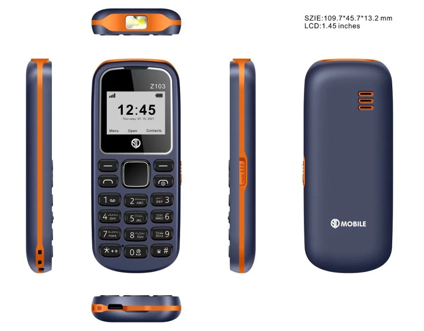 Hot Sale Wd Series Factory Shop Cheap 2g Feature Phone