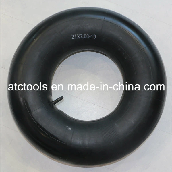 Atc 21X7-10 21X7.0-10 21/7.00-10 21X7X10 Lawn Mower Tractor Tyre Tire Butyl Rubber Inner Tube