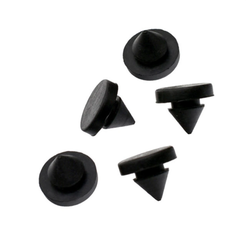 Custom Made T Shape Dustproof and Waterproof Silicone Rubber End Caps Rubber Plugs with Different Dimension for Sealin