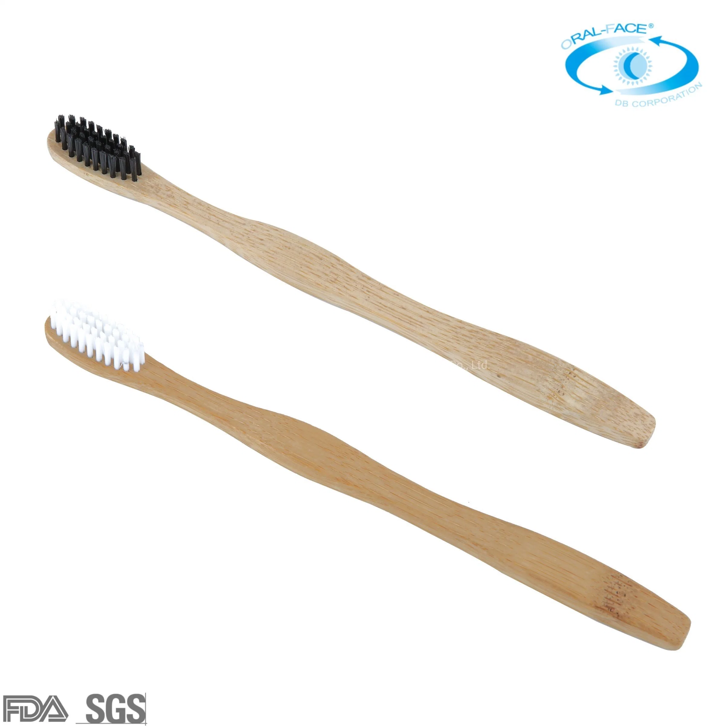 OEM Custom de bambou naturel de gros frais de voyage en nylon doux foyer/Oral Care brosse à dents