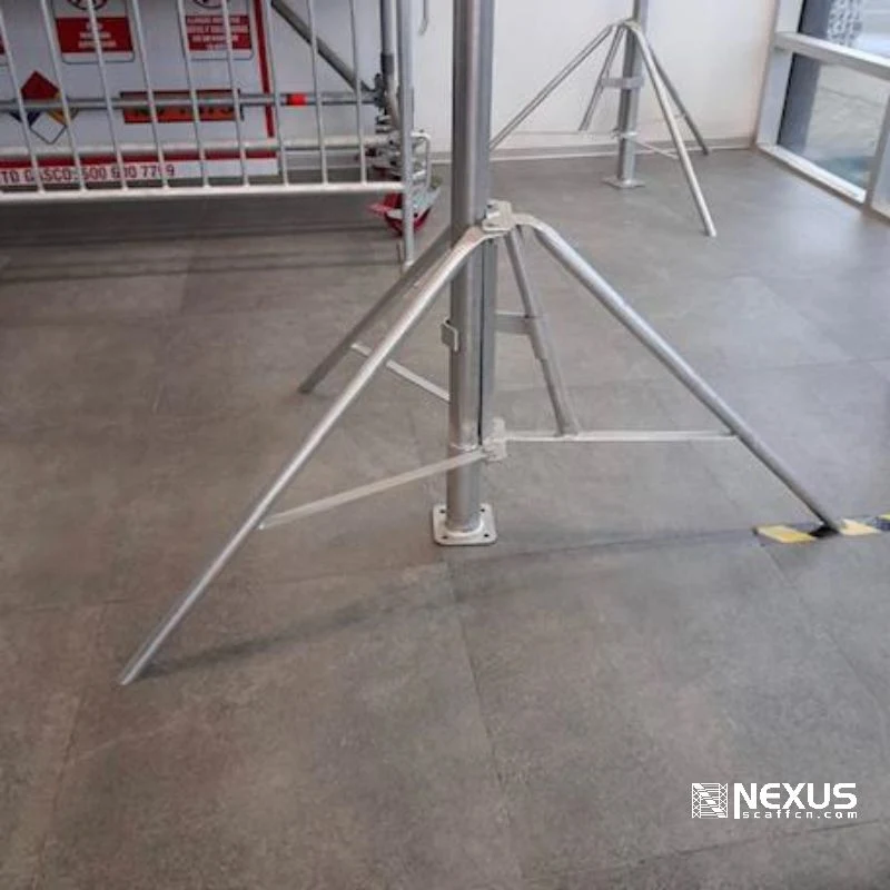 Flexible Scaffolding System Folding Tripod for Floor Props Reinforcement