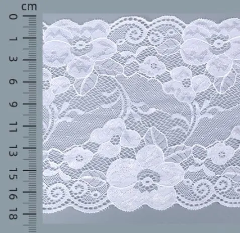 18cm Nylon Stretch Wavy Lace Wedding Lace Trimming Lolita Underwear Accessories