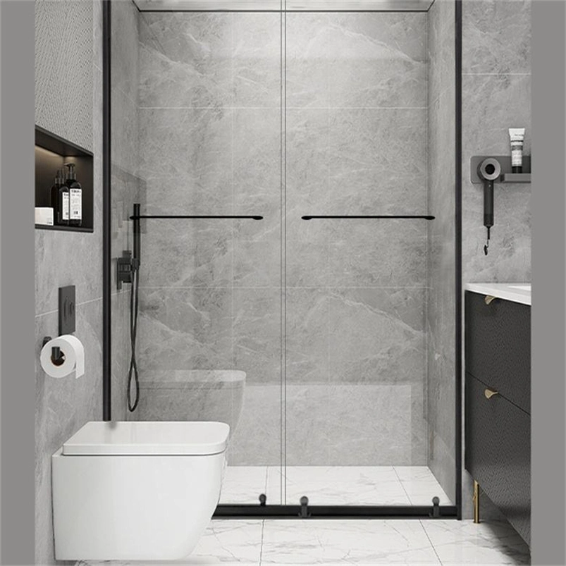 Customized Modern Shower Room: Aluminum Frame, Frosted Glass, Hinge Open Style Standing Showers Bathroom Panel Bathroom Products