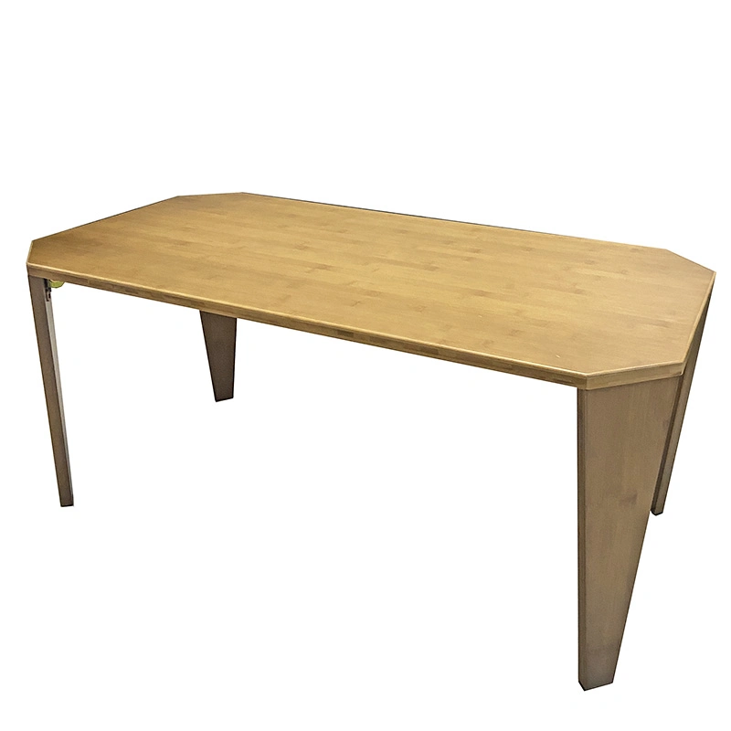 Wholesale Bamboo Folding Coffee Table High Quality Folded Oblong Table for Living or Offce Room