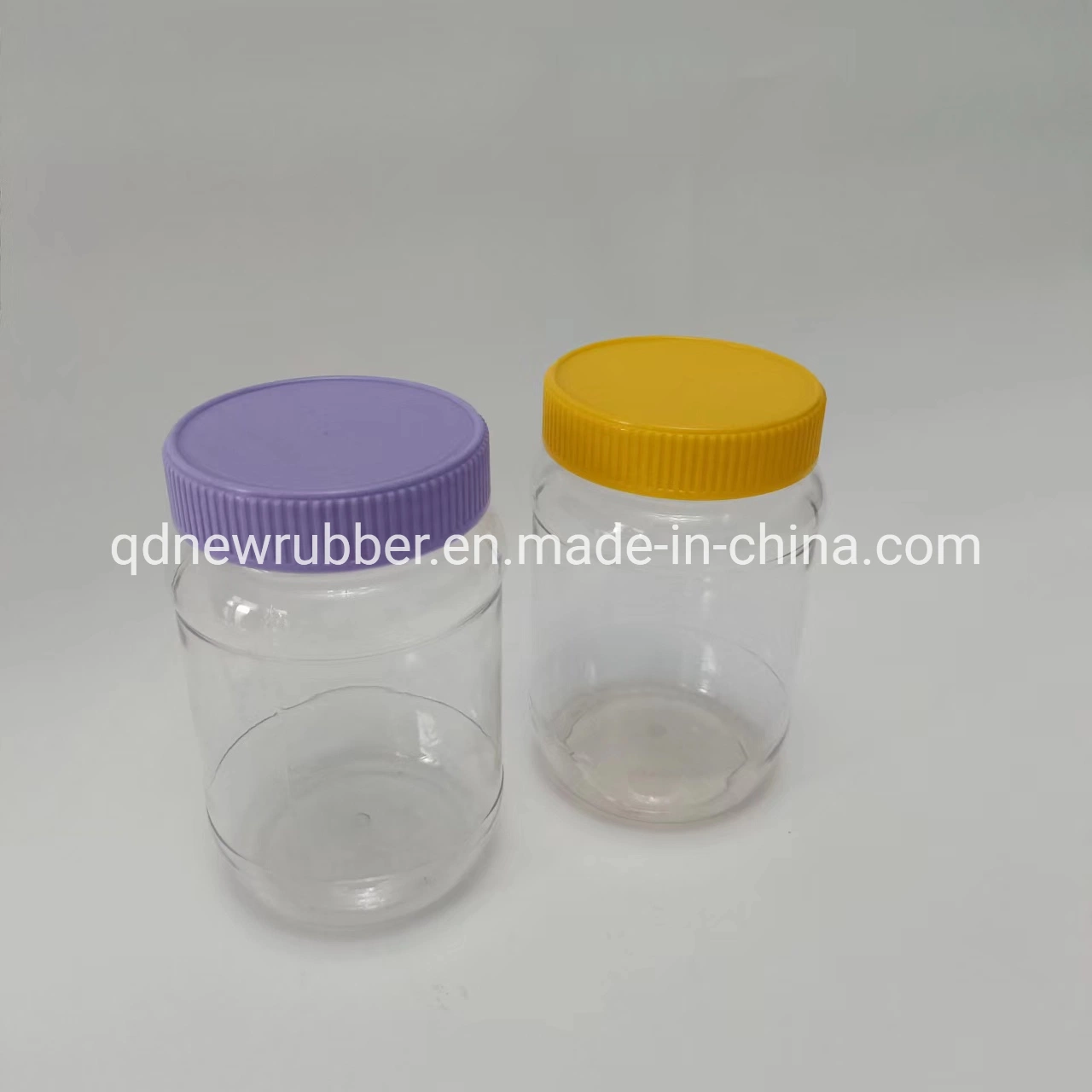 Round Reusable Clear Disposable Empty Pet Plastic Juice Bottles with Tamper Evident Caps