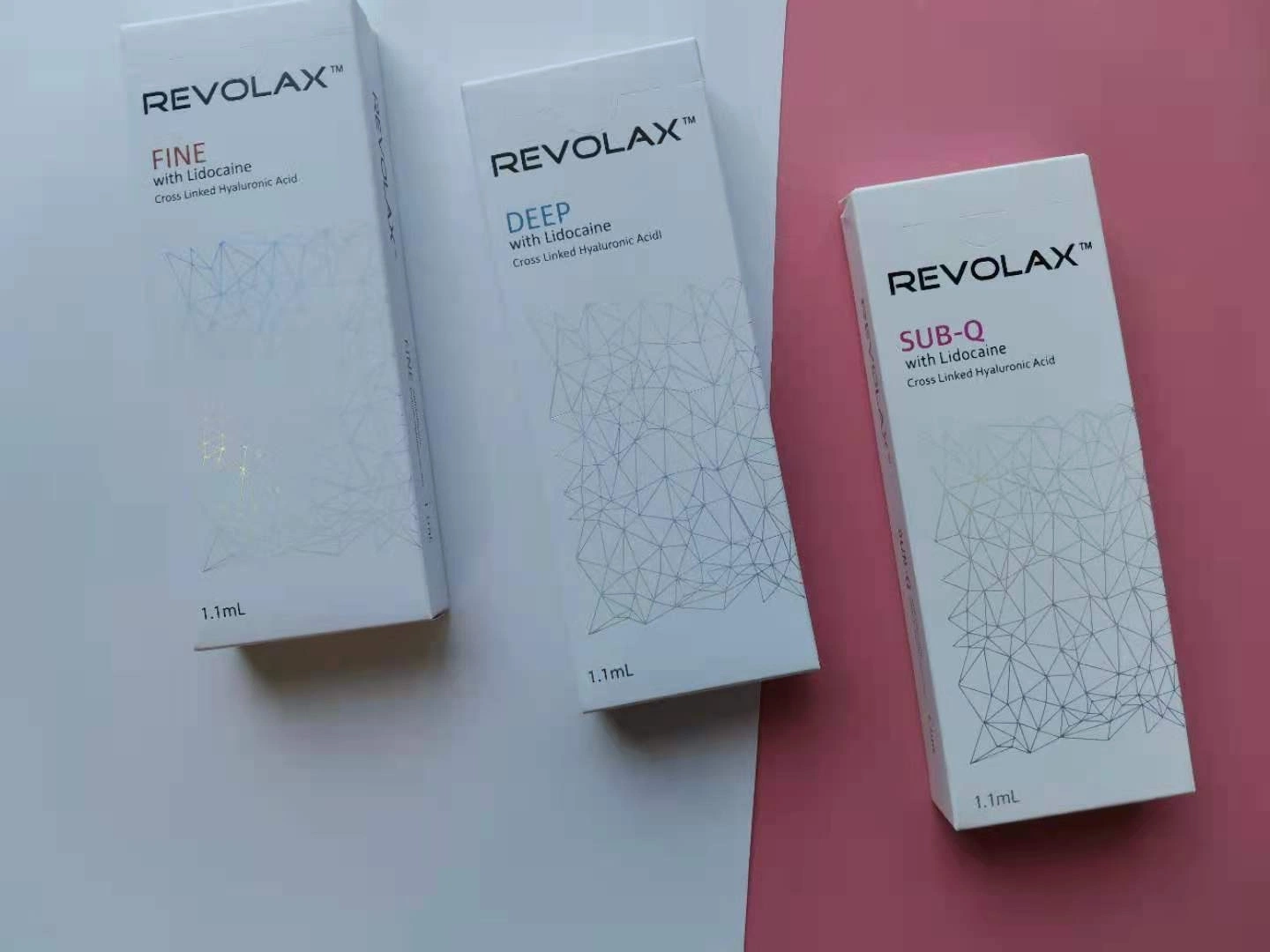 Anti-Wrinkle relleno dérmico de ácido hialurónico relleno Revolax Facial