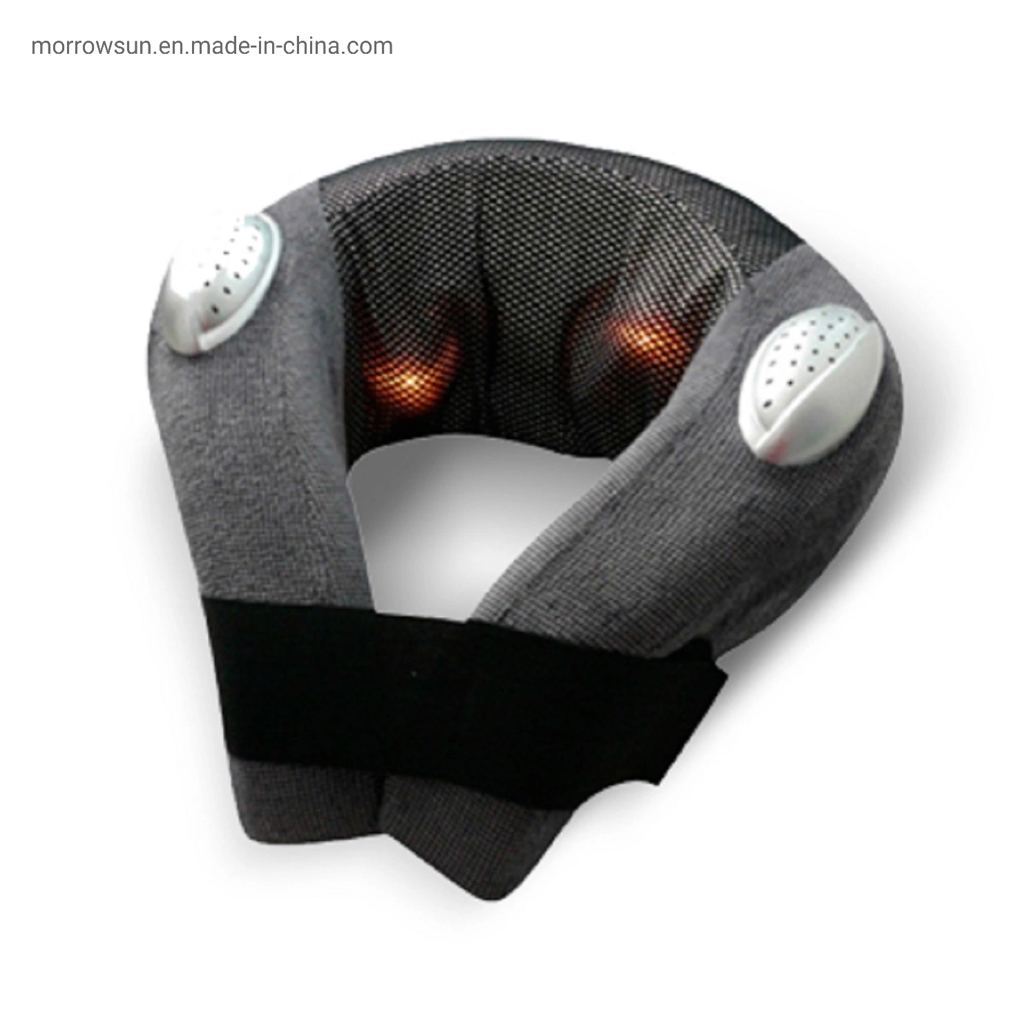 New Style Vibration & Infrared Heat Shiatsu U Shape Travelling Massage Pillow with Music Function