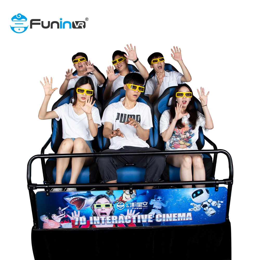 Electrical Motion Theater 5D Multi-Player Interactive Cinema for Theme Park