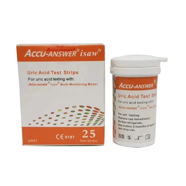 Factory Supplier Accu-Answer 4 in 1 Monitoring Meter Uric Acid Test Strips