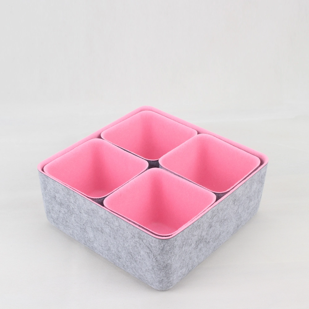 Utility Storage Bins Trays Felt Drawer Organizer for Home and Office