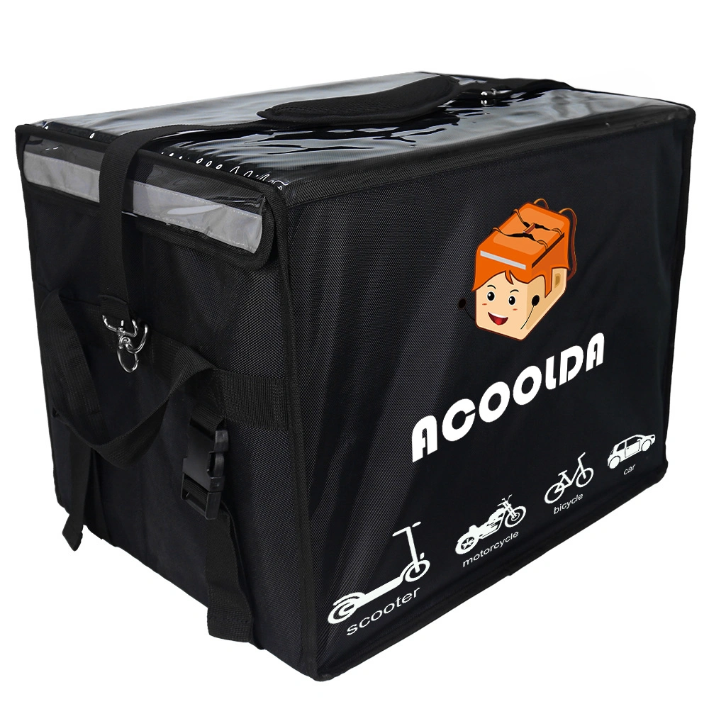 Caja de refrigerador con aislamiento de hielo multifuncional OEM con mango y copa Soporte Cajas de calienta-alimentos Motocicletas