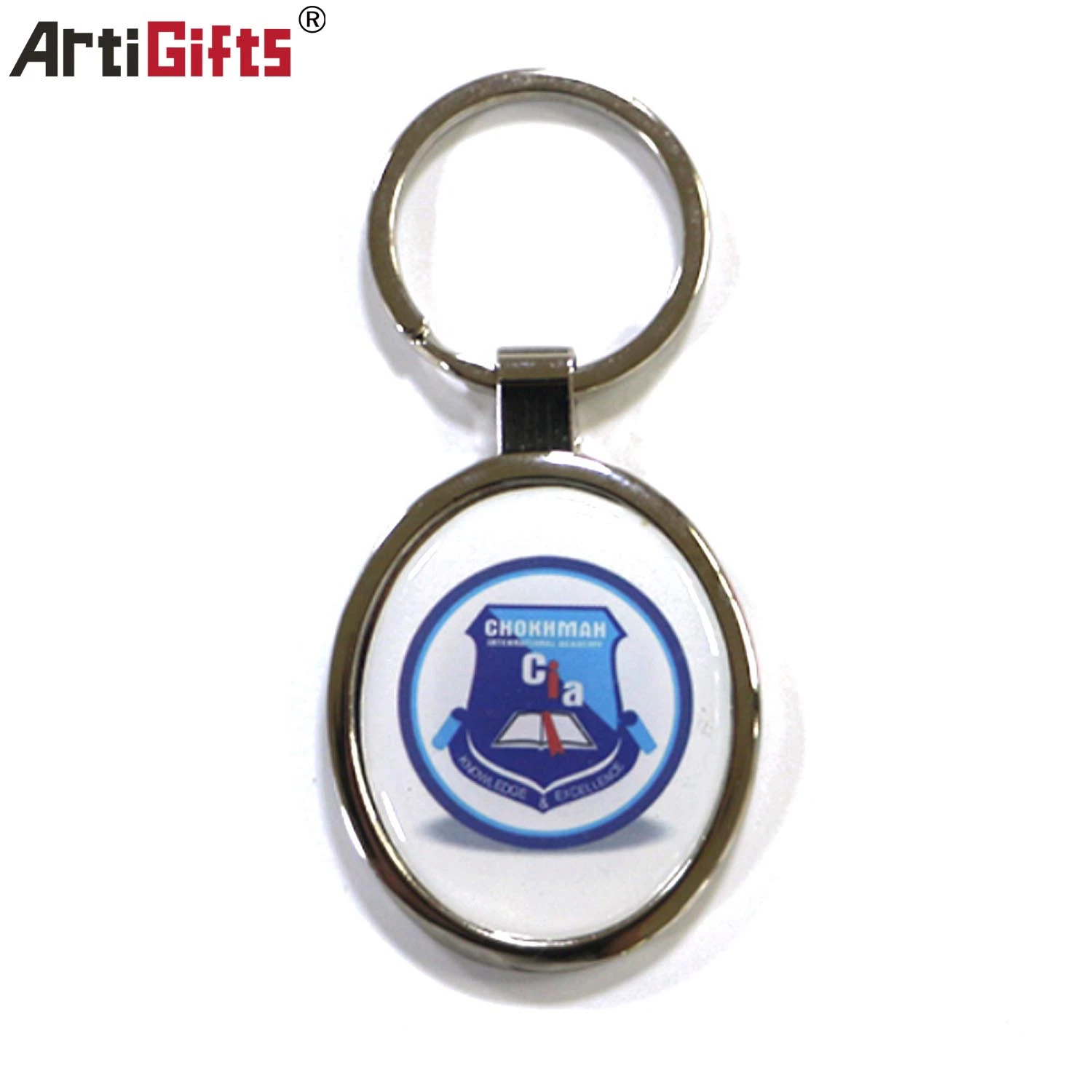 Promotional Metal Keychain with Soft Enamel