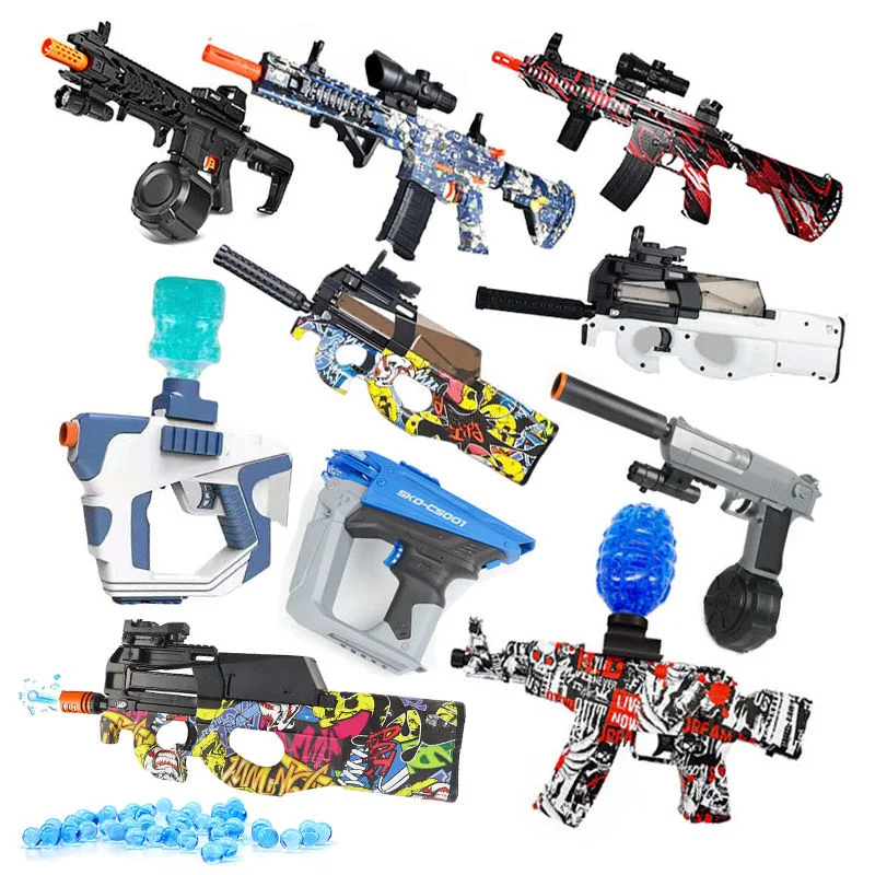 2023 New Shell Ejecting Bb Toy Gun Pistol Soft Bullet Accessories Gel Water Gel Blaster Blaster Splat Ball Gun