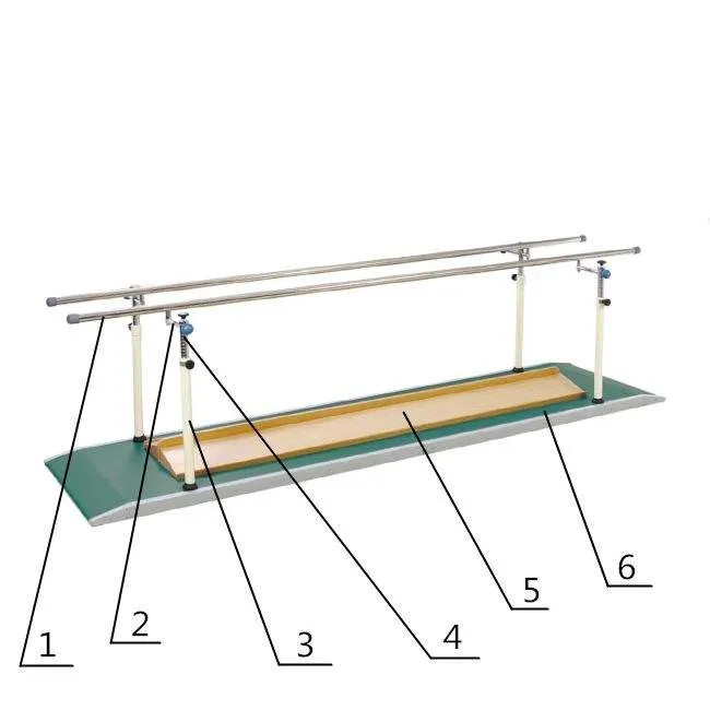 Equipo de rehabilitación Gran rehabilitación barras paralelas para entrenamiento de caminar