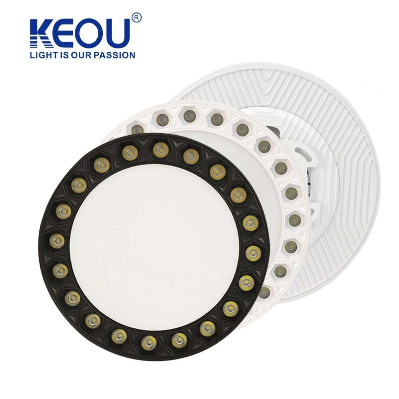 Fundición de aluminio RoHS 24W 36W 48W Downlight LED DE ILUMINACIÓN Luz focal de la luz de 3 en 1