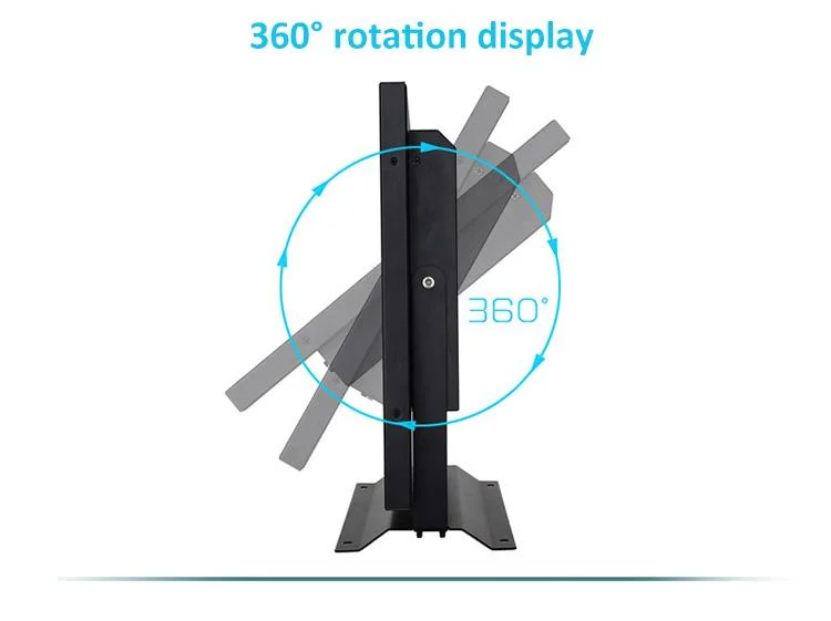 شاشات LCD مقاس 10.1 بوصة ذات الهيكل المعدني لمراقبة الإطار الصناعي للكاميرا حامل الحامل الخاص بموصل صوت وصورة للسيارة (CCTV Studio Monitor)