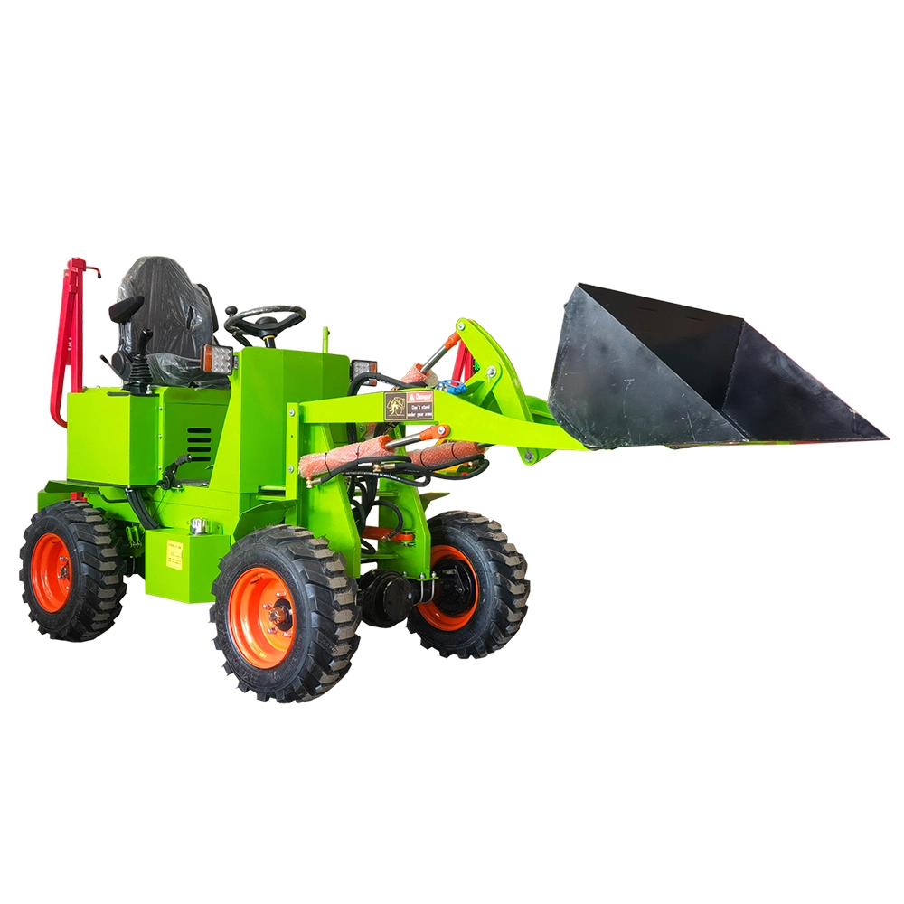 730kg Hydraulic China Coal Group Woodenbox Mini Wheel Diesel Loader