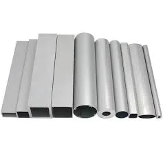 Matte Silver Anodized Aluminium Round Tube Drilling Aluminium Pipe