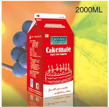 La leche/agua/zumo/Látigo Topping/yogur/Café/Sopa de especias y/Látigo Topping/Lactobacillus bebidas/zumo/paquete Jamjam Gable cartones Top