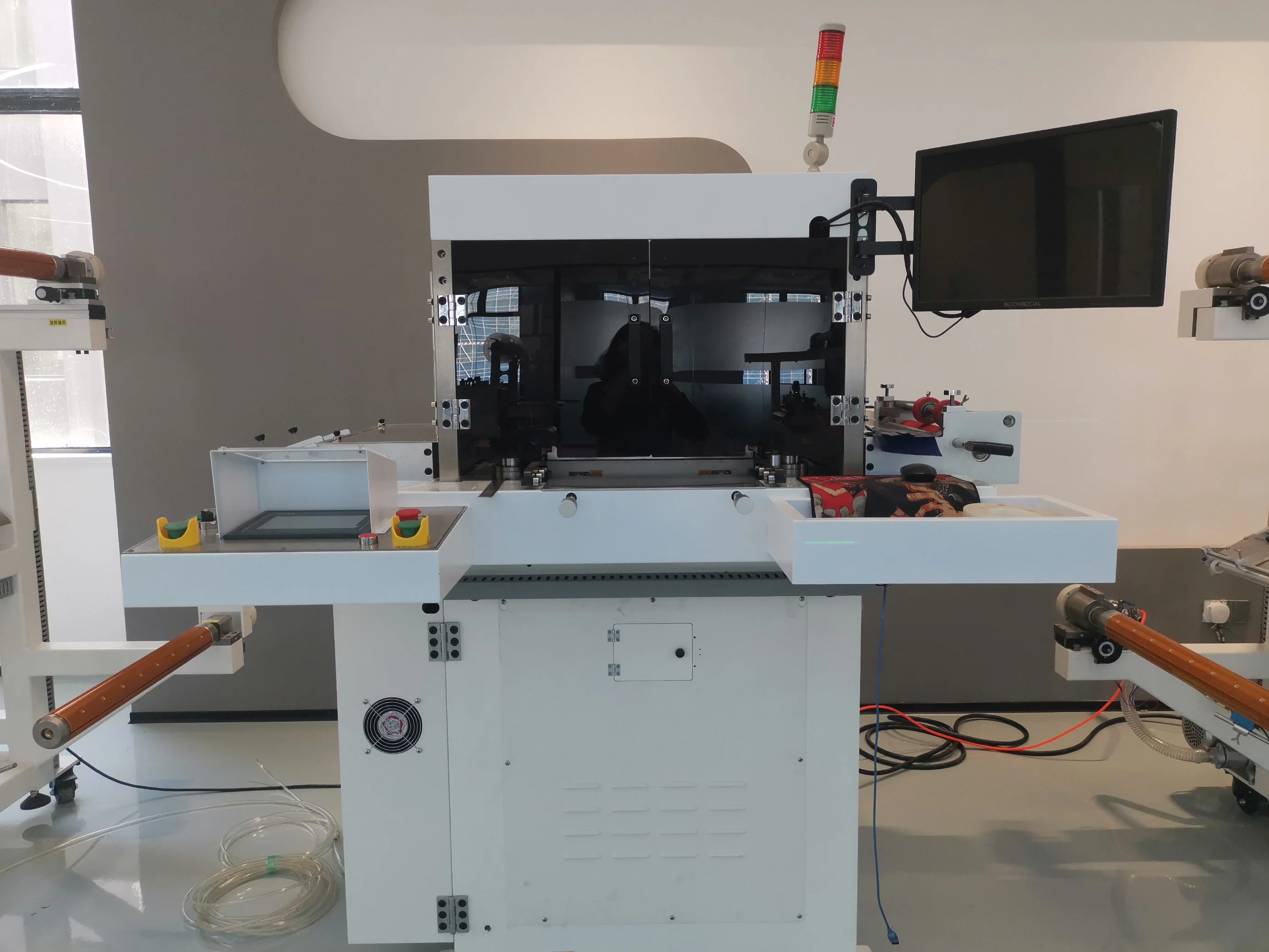 Máquina de corte de solda visual para acessórios móveis material de impressão lítio Bateria e nova indústria energética