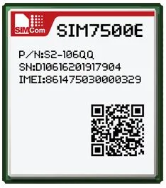 SIM7500e Is Multi-Band Lte-FDD/GSM Module in a LGA Type