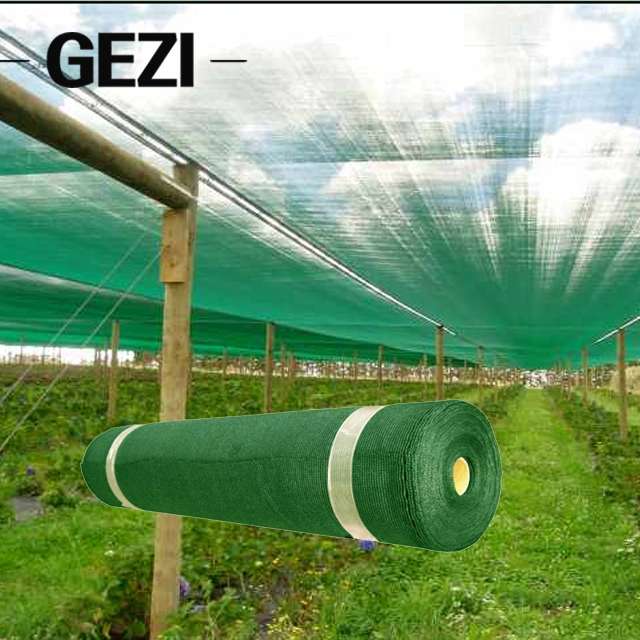 Filets et voiles de protection solaire en maille de nylon de protection verte Plastique Movable pour Agric Tomato ventilation Privacy